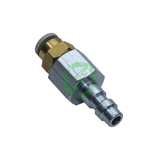 Amped Airsoft - Air Rig Mini Quick Disconnect Plug - Male Side 6mm - HPA